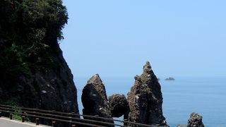 山陰海岸ジオパークの見所の一つ
