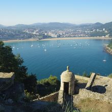 水族館方面に降りる方が景色が良い