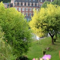 ホテルのレストラン、テラスからの眺め