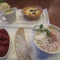 ２人分のデザートです。美味しいです。