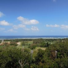 水納島が見えます