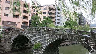 天気が悪く、きれいな眼鏡に見えなかった