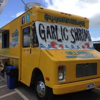 ラグーン前駐車場のガーリックシュリンプのトラックです