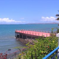 月が昇ると海の上に光の道が出来るのがすばらしい