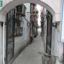 ふるい住宅街。