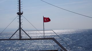 フェリーで観光気分