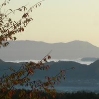 朝の眺望（雲海が見えました！）