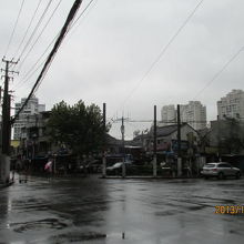 一部古い住宅が残っています。