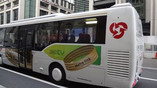 日本橋界隈を運行している無料のシャトルバス