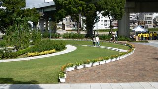 京阪なにわ橋駅を上がると中之島！