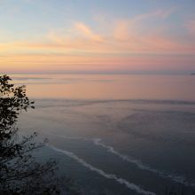 夕方になるとあっという間に満水に…