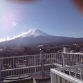 富士山を見るのに遮るものがない！