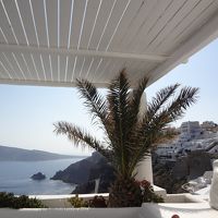 プライベートバルコニーのソファーからの写真