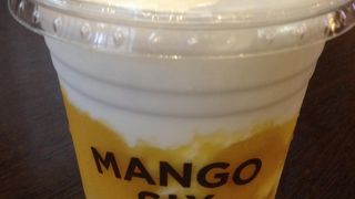 マンゴーを扱ったカフェ