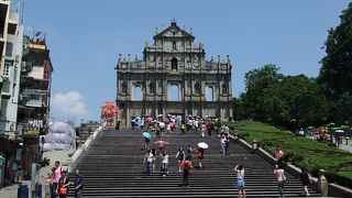 マカオの代表的世界遺産≪聖ポール天主堂跡≫