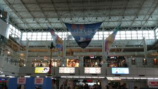 駅ビル充実しています