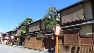 京都の風情。花見小路。