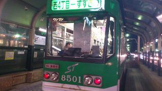 市電いいですねー。