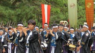 10月22日。時代祭の大行列。