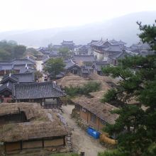 宮殿から見た街並のセット