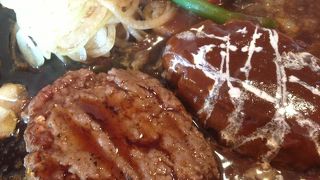 霜降り肉のハンバーグ