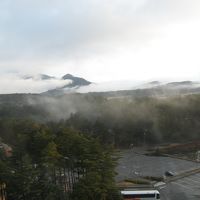 あいにくの雨で大山が見えません！