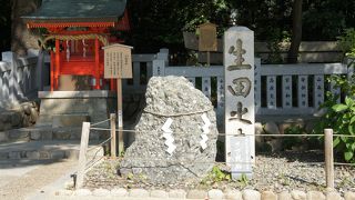 本殿の裏の方です