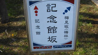 梅林のある静かな公園