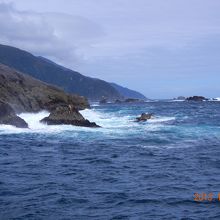 外洋ではちょっとゆれます。