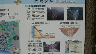 宇連川支流大島川に建設されたダム