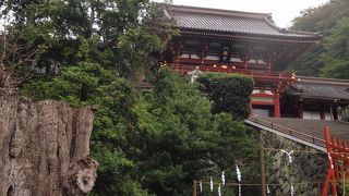 広く壮大な境内です