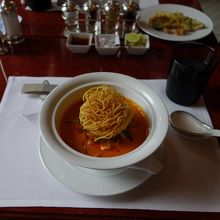 美味しいお食事に粋なサービス