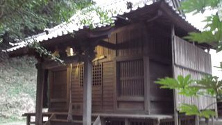 森の中の神社雰囲気あるのですが、ロケーションが残念