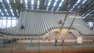 改装を見るには１時間待でした