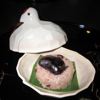 お祝いにいただいたお赤飯