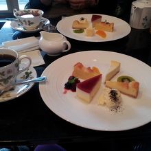 5種のチーズケーキ