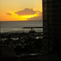 ９回目なので眺望には拘りませんが、少しだけ海が見えます。