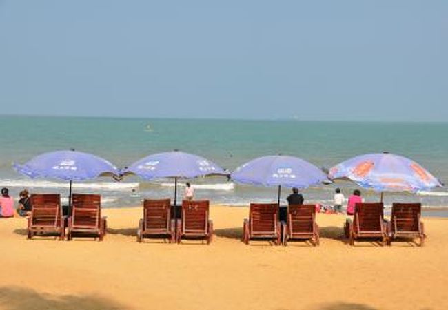 （海口）のーんびりしたビーチ！