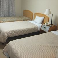 部屋はそんなに広くなく、ビジネスホテルのイメージ