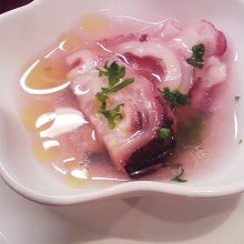 タコのマリネも美味しい