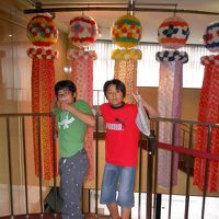 エントランスの七夕飾り