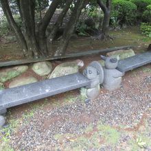 こんなベンチもありました