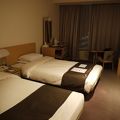 建物自体はやや古いけど、客室はゆったりとしてるホテル。
