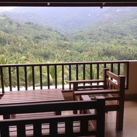 デッキからの眺め。ここで飲むビールは最高でした