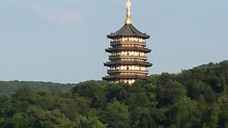 西湖からの風景