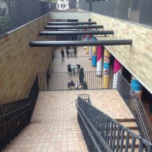 地下にできたフェスティバルプラザ