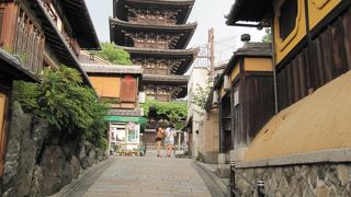 京都，東山地区の象徴