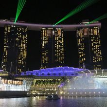 ワンダーフルとレーザーショー＠MBS