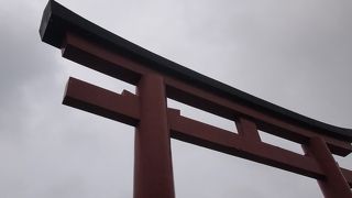 ここから神域、という雰囲気