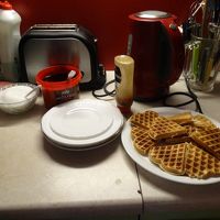 朝ごはんワッフル